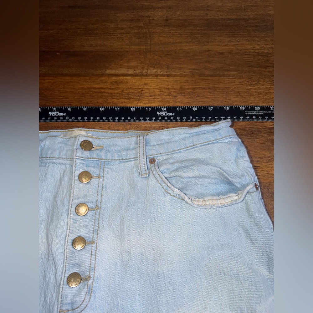 Universal Thread Vintage Straight Button Fly Deni… - image 6